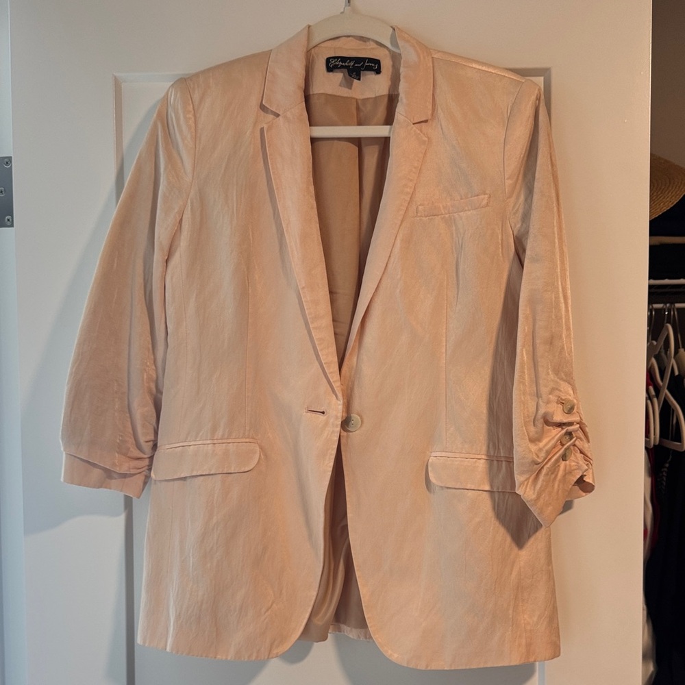 Elizabeth and James Light Blush Blazer